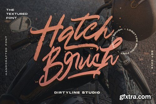 CM - Hatch - Brush Font 4083132