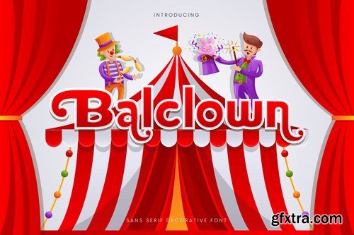 Balclown - Fun Bold Children Font