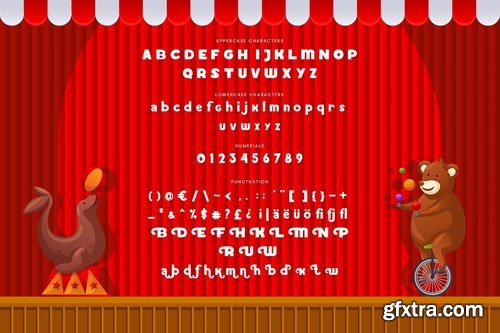 Balclown - Fun Bold Children Font