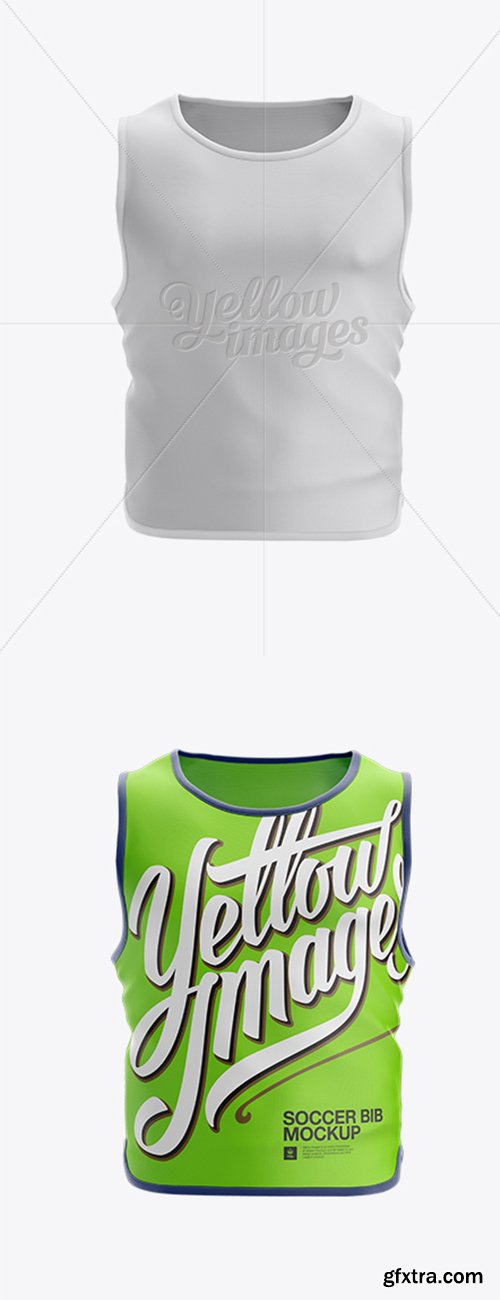 Soccer Bib Mockup - Front View 14848