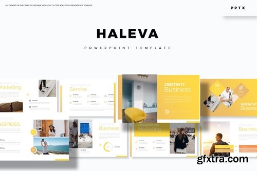 Haleva Powerpoint, Keynote and Google Slides Templates