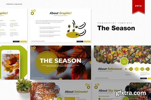 The Season Powerpoint, Keynote and Google Slides Templates