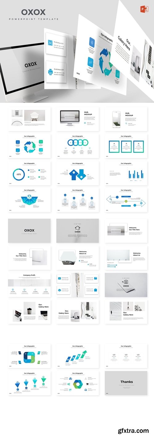 Oxox Powerpoint, Keynote and Google Slides Templates