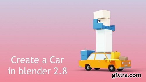 Create a Car in blender 2.8