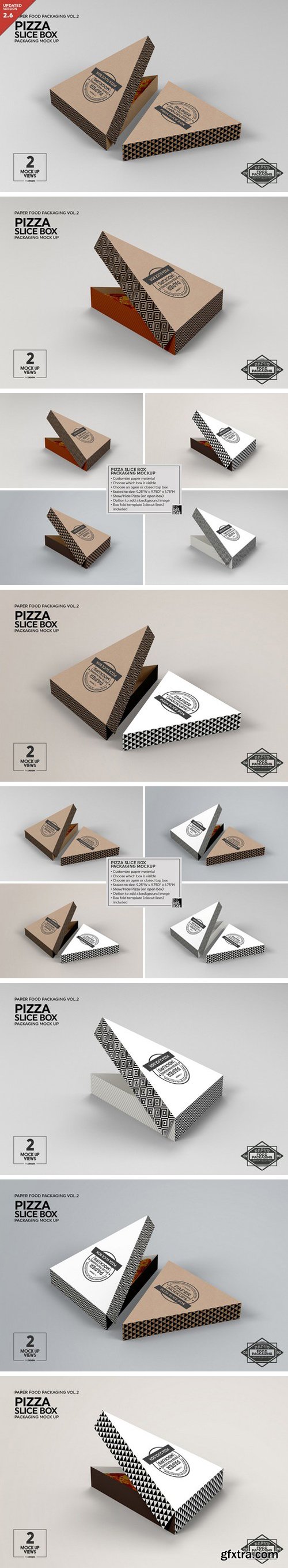 Download 32 Design Mockup Triangle Slice Box Yellowimages PSD Mockup Templates