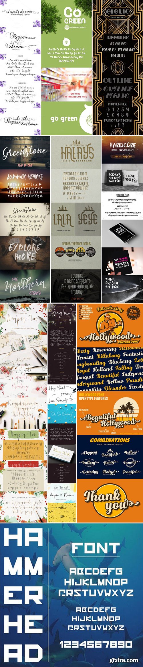 Mix Fonts Bundle 95