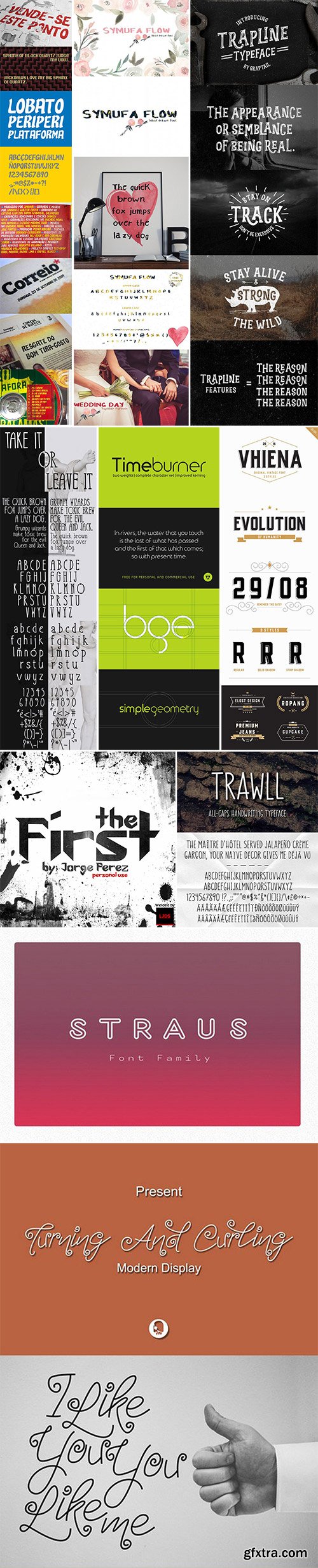 Mix Fonts Bundle 100