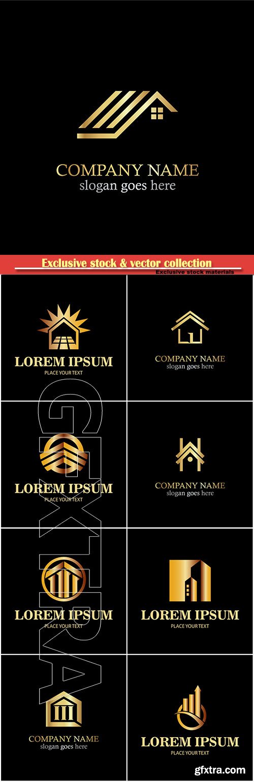 Logo vector template business set # 61