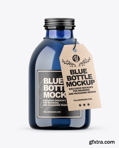 Blue Bottle Mockup 48403