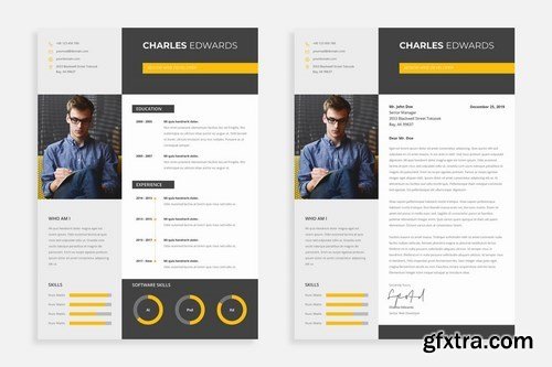 Esigns - Business Clean Resume CV Set