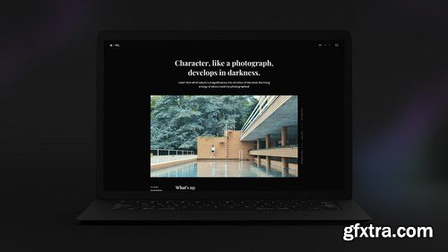 Black Laptop Mockup