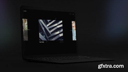 Black Laptop Mockup