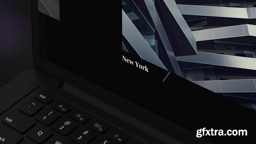 Black Laptop Mockup