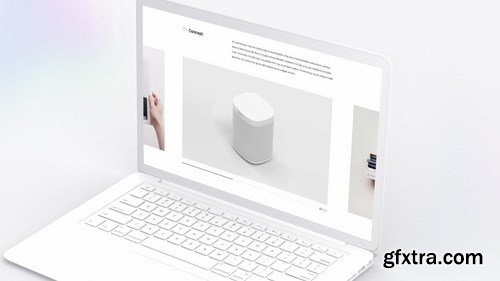 White Laptop Mockup