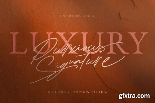 Purxious Signature Font