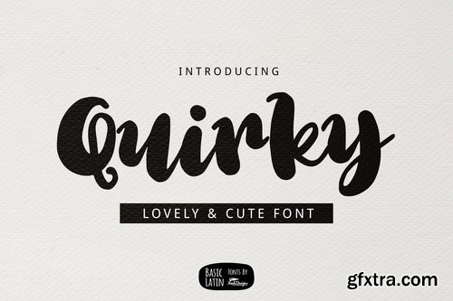 Quirky Font