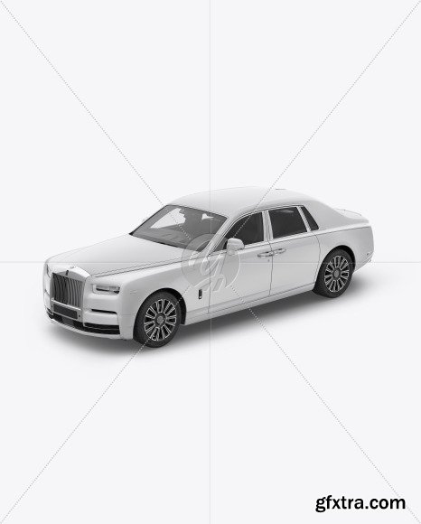 Luxury Car Mockup - Half Side View 48415