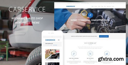 ThemeForest - Car Service v5.3 - Mechanic Auto Shop WordPress Theme - 12777824