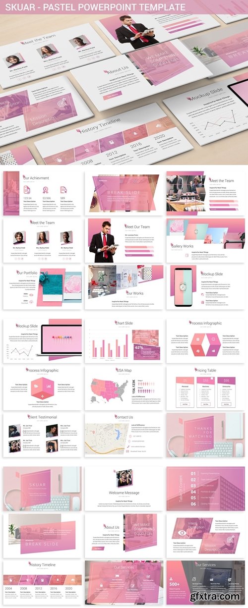 Skuar - Pastel Powerpoint Template