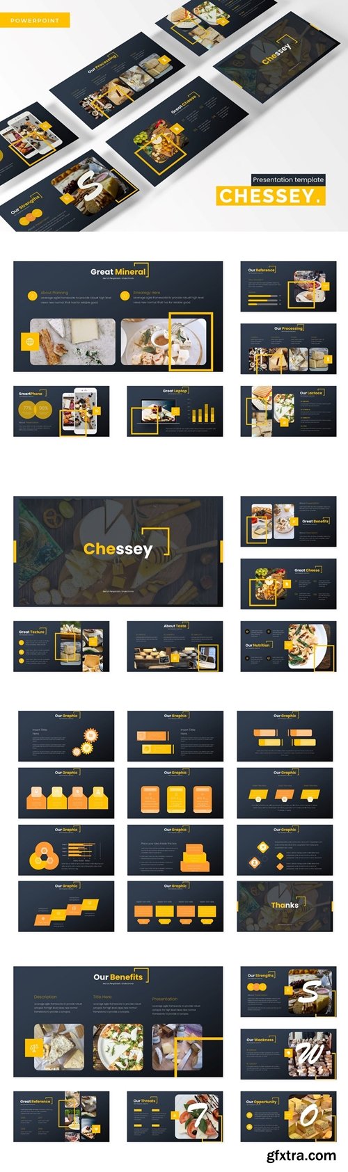 Chessey Powerpoint, Keynote and Google Slides Templates