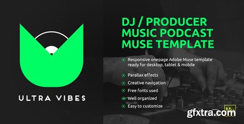 ThemeForest - Ultra Vibes v1.0 - DJ / Producer Podcast Muse Template (Update: 21 March 15) - 10491353
