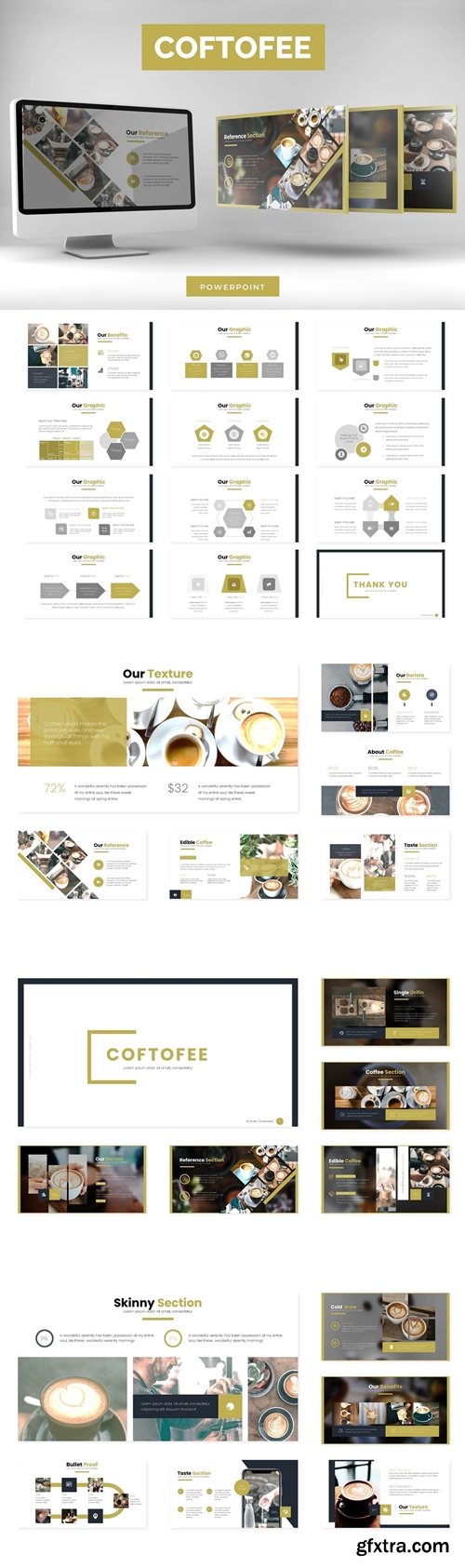 Coftofee Powerpoint, Keynote and Google Slides Templates