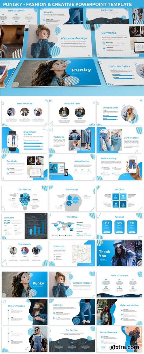 Pungky - Fashion & Creative Powerpoint Template