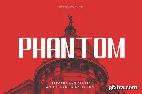 Phantom - Art Deco Display Typeface