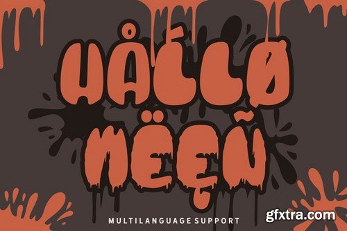 CM - Blood Bold - Fun Halloween Two Fonts 4085827