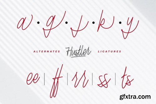 Hustler - Monoline Font