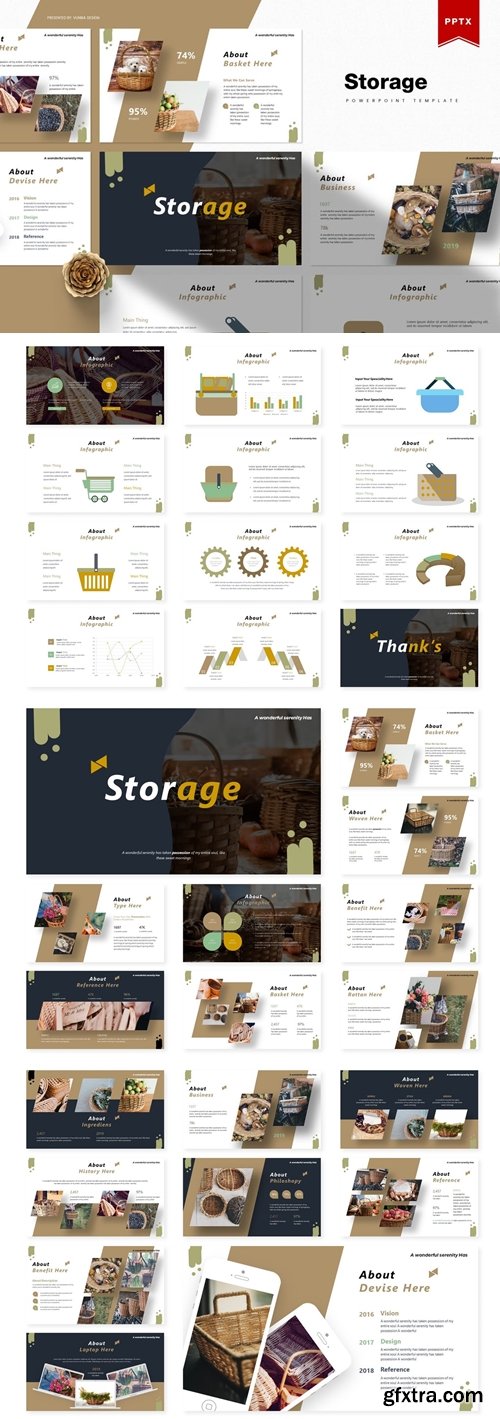 Storage Powerpoint, Keynote and Google Slides Templates