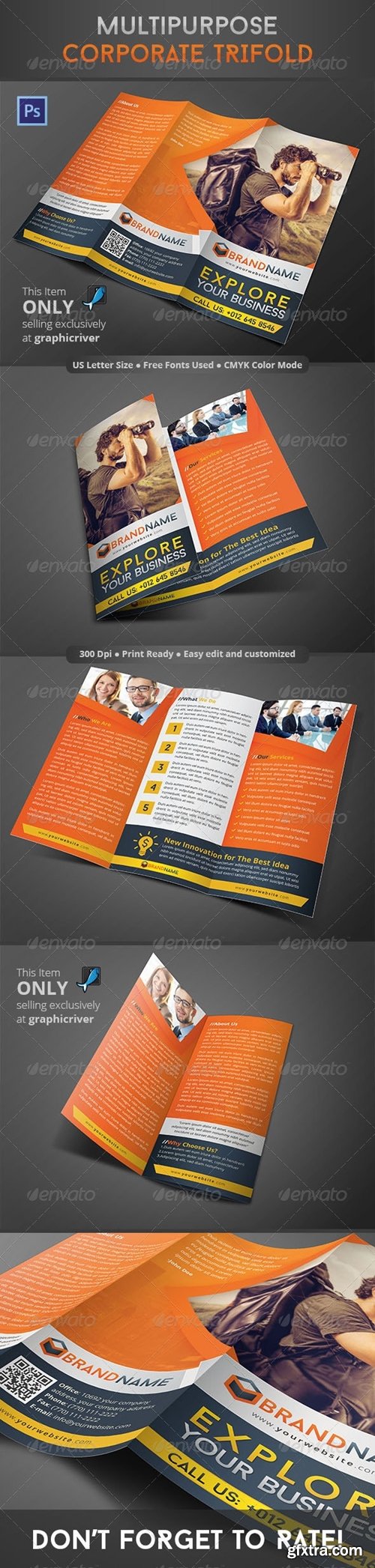 GraphicRiver - Multipurpose Corporate Trifold 8764955