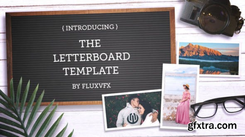 VideoHive Letter Board Flat Lay Kit 22993376