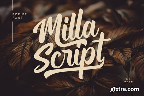 Milla - Script Font