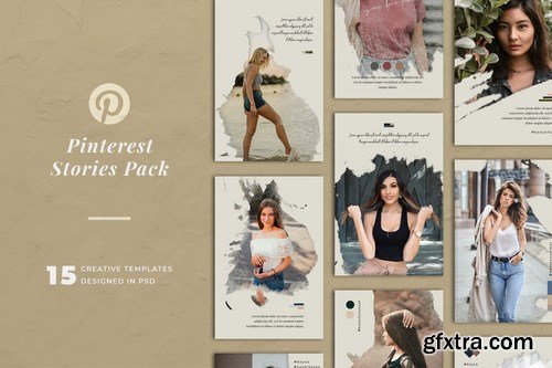 Holiday Pinterest Stories Templates