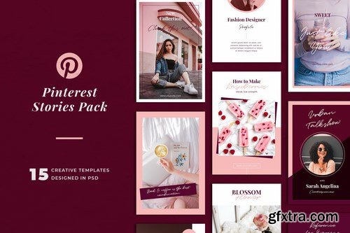 Pinterest Stories Templates