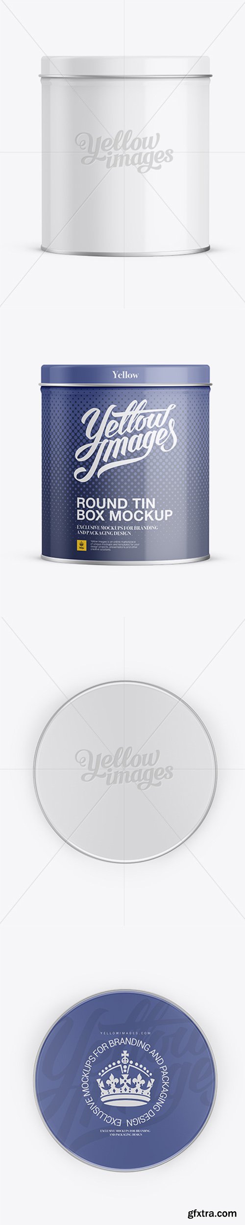 Small Round Tin Box Mockup 11830