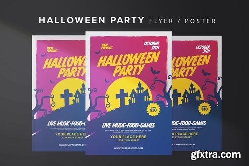 Halloween House Flyer