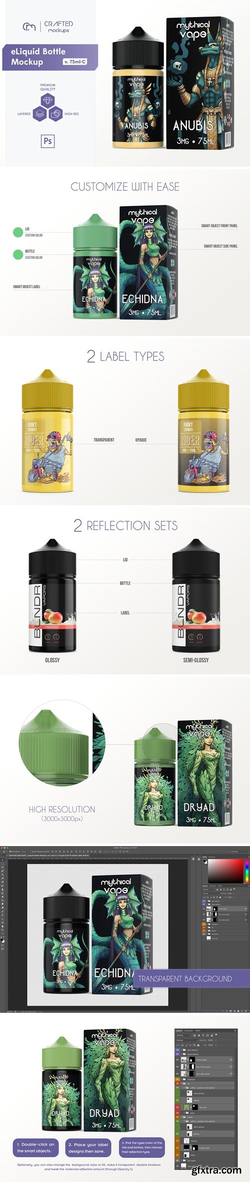 CM - eLiquid Bottle Mockup v. 75ml-C 4088594