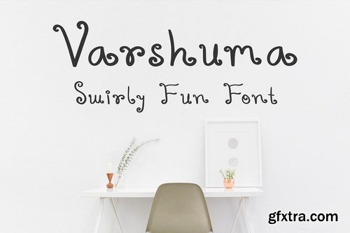 CM - Varshuma - Swirly Fun Font 4087934