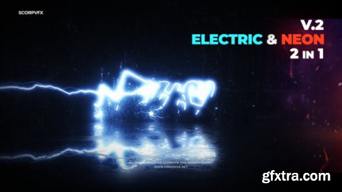 Videohive Electric and Neon Logo Reveal 22870197