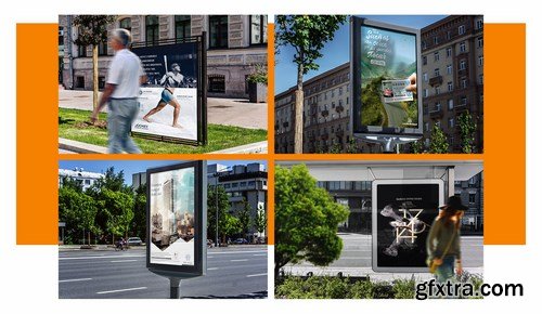 Billboards Urban Mock-Up