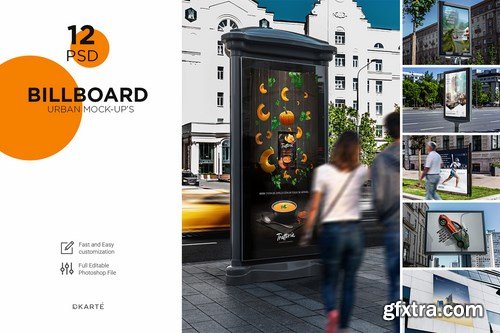 Billboards Urban Mock-Up