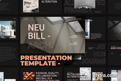 Neu Bill Architecture Powerpoint and Keynote Templates