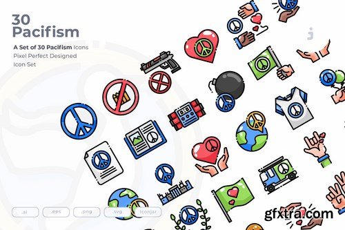 30 Pacifism Icons