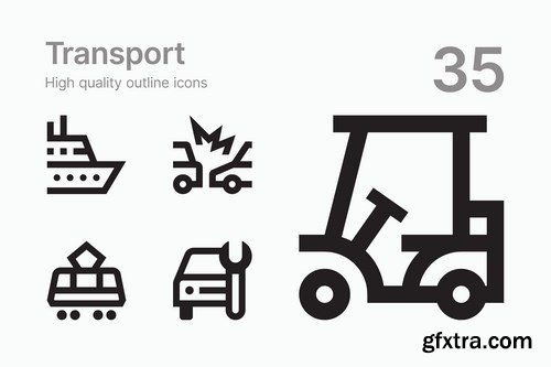 Transport icons