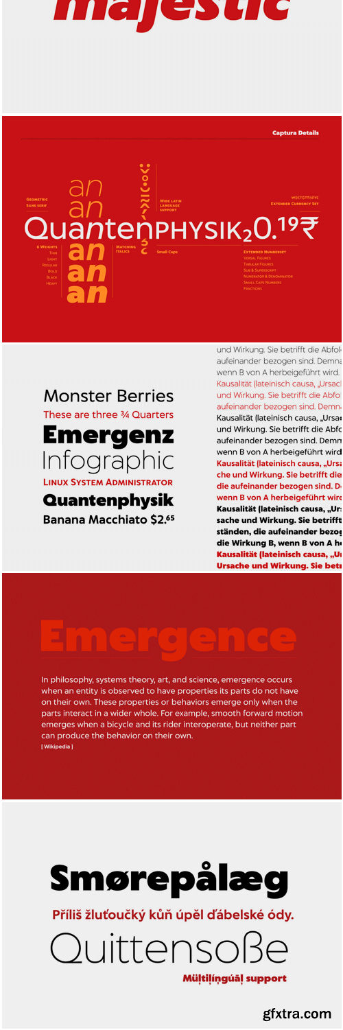 Captura Font Family