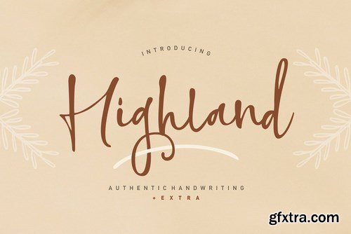 CM - Highland Script +Extra 3972741