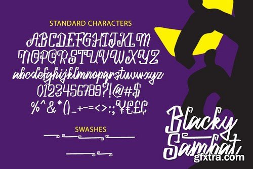 CM - Blacky Sambat - Halloween Font 4090536