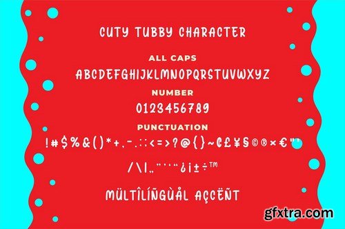 Cuty Tubby - Joyfull Typeface